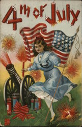 4th of July Postcard