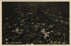 Panorama, Liege Postcard