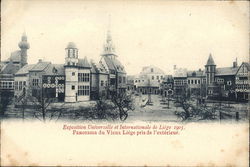 Panorama du Vieux Ville Pris de l"Exterieur Liege, Belgium 1905 Liège International Postcard Postcard