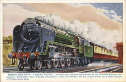 "Britannia" Class 7 P Pacific Locomotive Locomotives Postcard Postcard