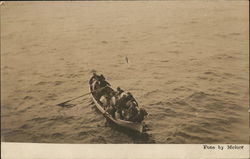 Passengers in Lifeboat Disasters Postcard Postcard Postcard