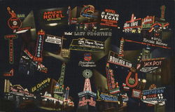 Bright Lights of the City Postcard