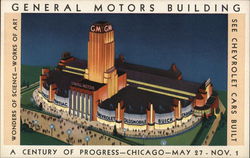 General Motors Building, Chicago World's Fair 1933 Illinois 1933 Chicago World Fair Postcard Postcard