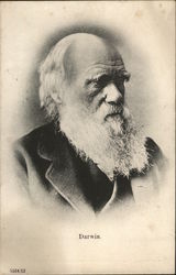 Charles Darwin Postcard