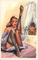 Espionage Comic Postcard Postcard Postcard