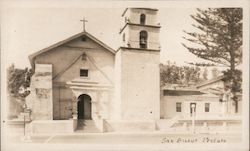 San Buena Ventura Mission Postcard