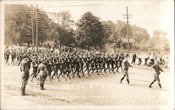 In Review At Guard Mount July 31, 1917 Postcard
