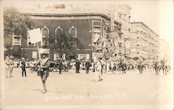 Send Off Day, August 30, 1917, NY National Guard New York World War I Postcard Postcard Postcard