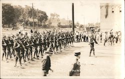 36th Co. 8th CDC Passing in Review at Guard Mount July 31, 1917 Postcard