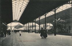 Gare du Nord Interior Postcard
