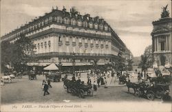 Place de l'Opéra et Grand Hotel Postcard