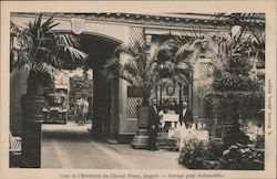 Garage for Automobiles Postcard