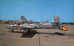 T-37s ready to go. Craig Air Force, Alabama Postcard