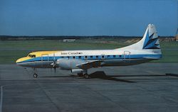 Inter-Quebec - Convair CV-580 Postcard