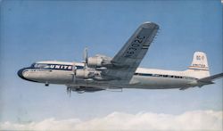 Pride of the Fleet - DC-7 Postcard