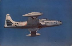 Lockheed F-80 Aircraft Postcard Postcard Postcard