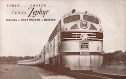 The Texas Zephyr Postcard