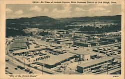 Air View of Jackson Square, Main Business District Oak Ridge, TN Postcard Postcard Postcard