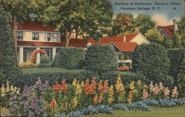 Gardens at Inniscarra, Chauncy Olcott Saratoga Springs New York