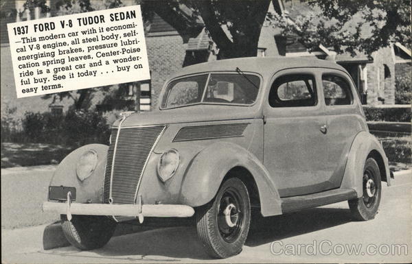 1937 Ford V-8 Tudor Sedan Cars