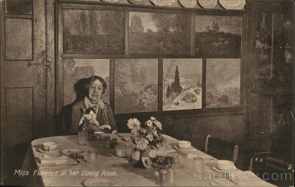 Miss Florence in her Dining Room (Florence Griswold Museum) Old Lyme Connecticut