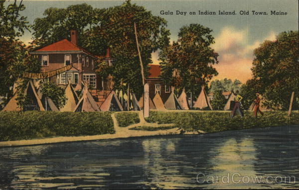 Gala Day on Indian Island Old Town Maine