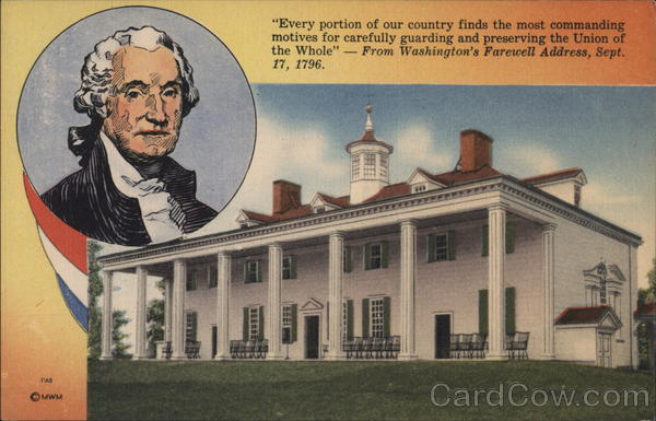 Mt. Vernon - Asheville Post Card Co. Sample Advertising