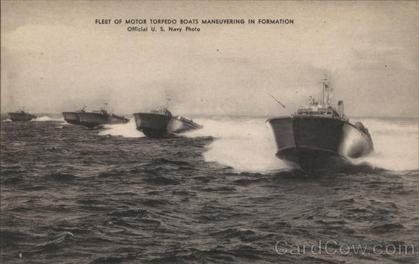 Fleet of motor torpedo boats Navy