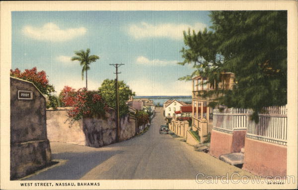 West Street Nassau Bahamas Caribbean Islands