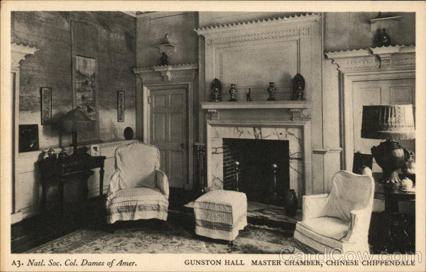 Gunston Hall Master Chamber, Chinese Chippendale - Natl. Soc. Col. Dames of Amer. Lorton Virginia