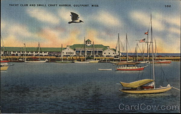 Yacht Club and Small Craft Harbor Gulfport Mississippi