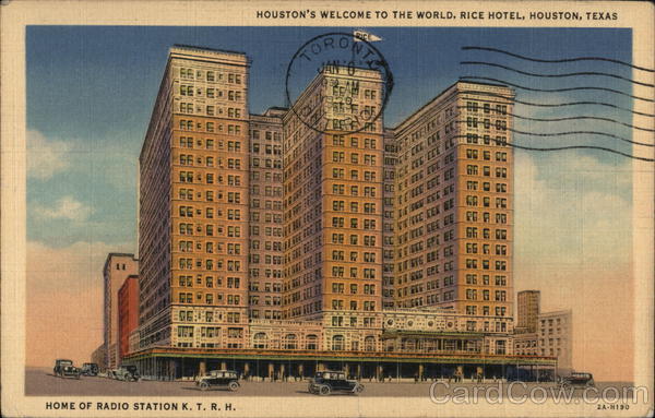 Rice Hotel Houston Texas