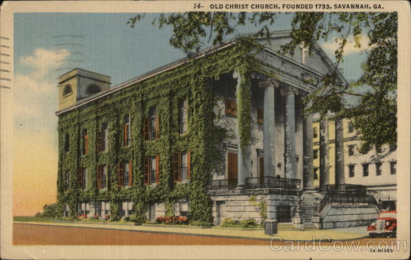 Old Christ Church Savannah Georgia