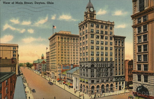 View of Main Street Dayton Ohio