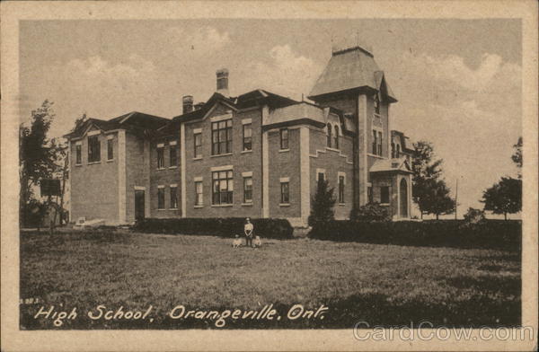 High School Orangeville ON Canada Ontario