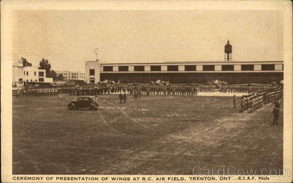 Ceremony of Presentation of Wings at R.C. Air Field Trenton Canada