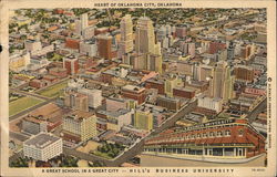 Heart of Oklahoma City Postcard Postcard Postcard