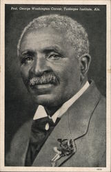 Prof. George Washington Carver, Tuskegee Institute Postcard