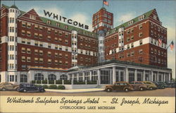 Whitcomb Sulphur Springs Hotel Postcard
