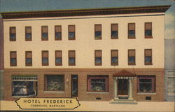 Hotel Frederick Maryland Postcard Postcard Postcard