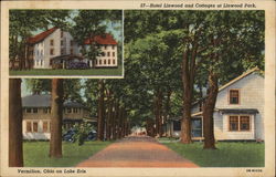 Hotel Linwood and Cottages at Linwood Park Vermilion, OH Postcard Postcard Postcard