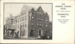 The General Denver Hotel Wilmington, OH Postcard Postcard Postcard