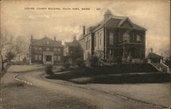 Oxford County Building Postcard