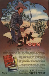 The Six Gun - by Oren Arnold Storiette Postcard