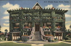 Conrad Schuck's Wonder House Postcard