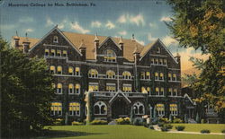 Moravian College for Men Postcard