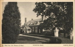 Gunston Hall, North Front, Natl. Soc. Col. Dames of Amer. Postcard