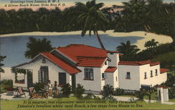 House on Glitter Beach Ocho Rios, Jamaica Postcard Postcard Postcard