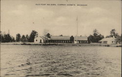 Old Fort Wilkins Copper Harbor, MI Postcard Postcard Postcard