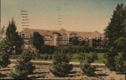 Oregon State College - Waldo Hall Postcard